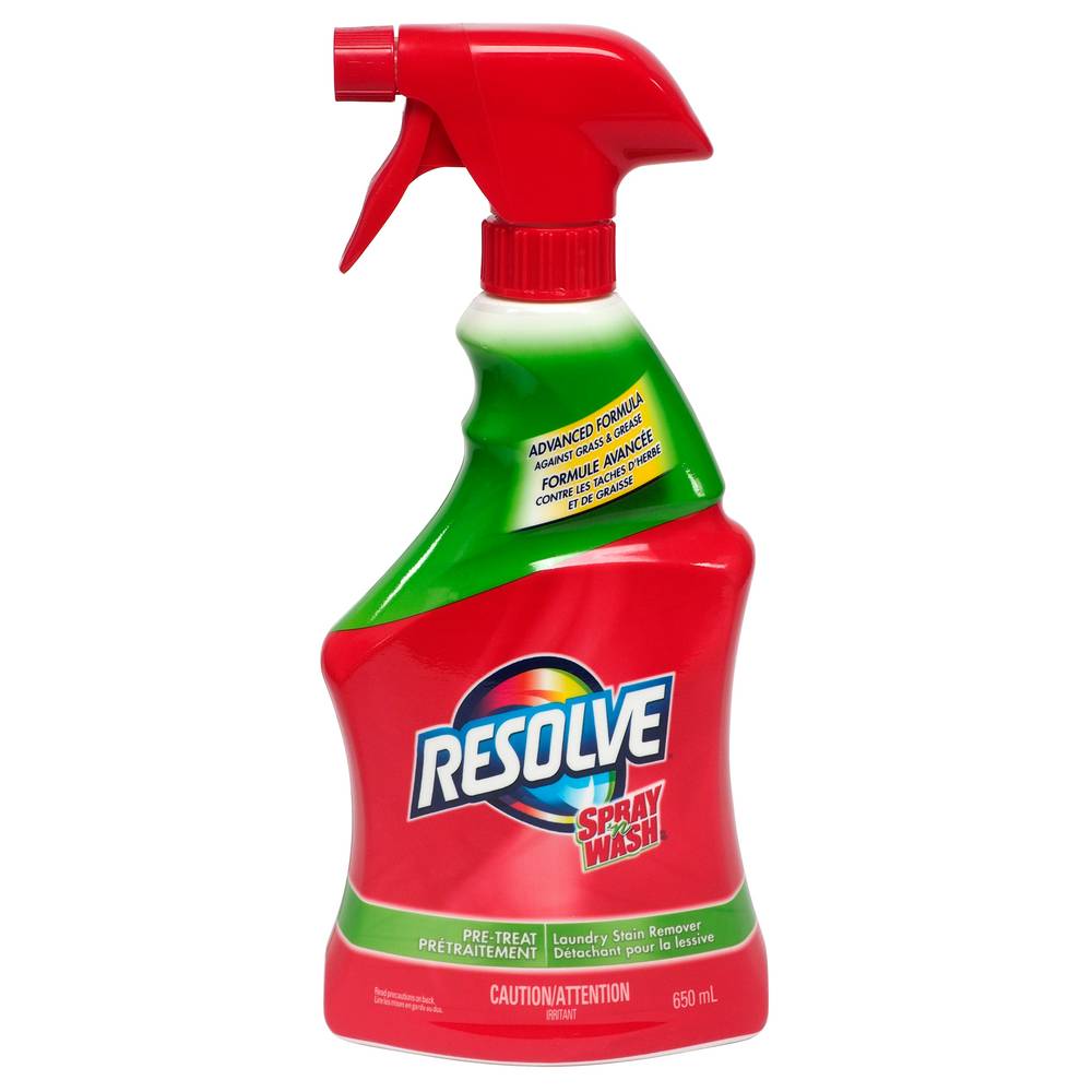 Resolve spray n wash détachant pour la lessive