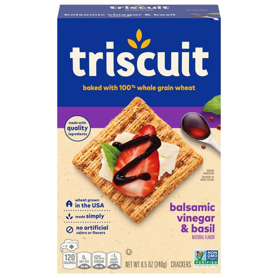 Triscuit Balsamic Vinegar & Basil Crackers (8.5 oz)