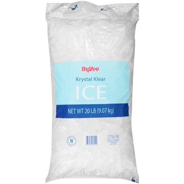 Hy-Vee Krystal Klear Ice (20 lbs)