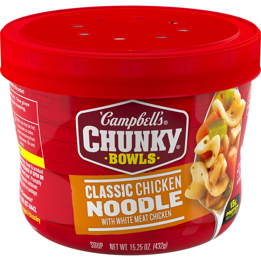 Campbell's Chunky Noodle Soup, Classic Chicken (15.3 oz)