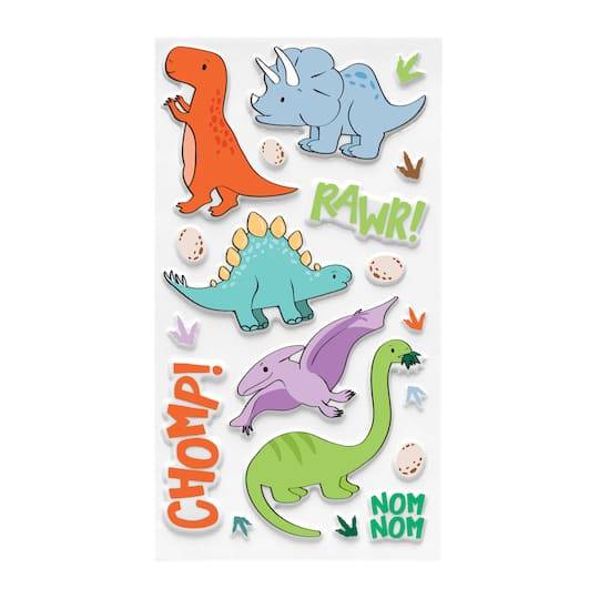 Dino Puffy Stickers By Recollections