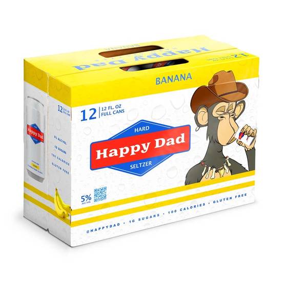 Happy Dad Hard Seltzer Banana