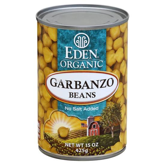 Eden Organic Garbanzo Beans No Salt Added (15 oz)