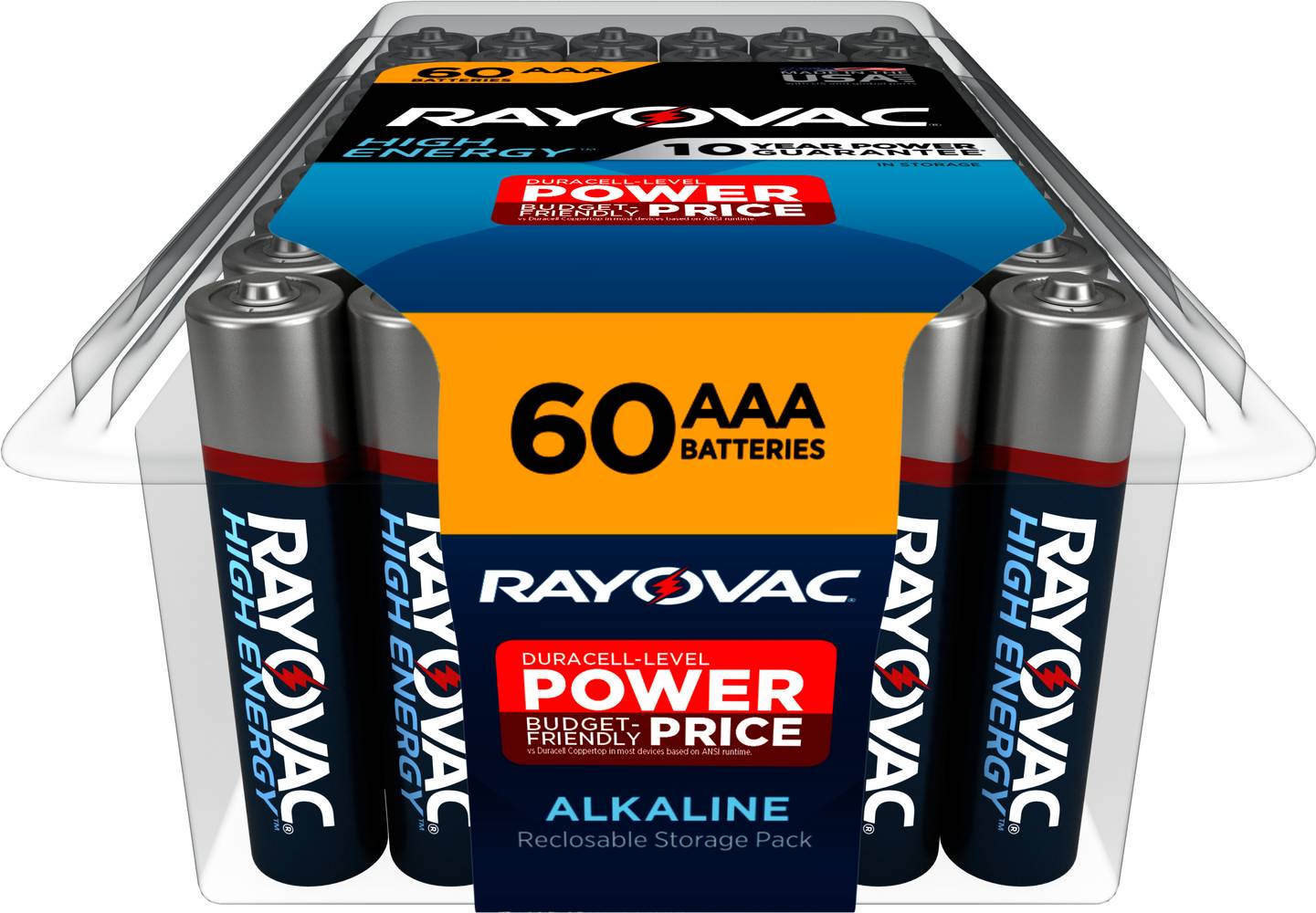 Rayovac High Energy Aaa Batteries , Alkaline Triple a Batteries (60 ct)