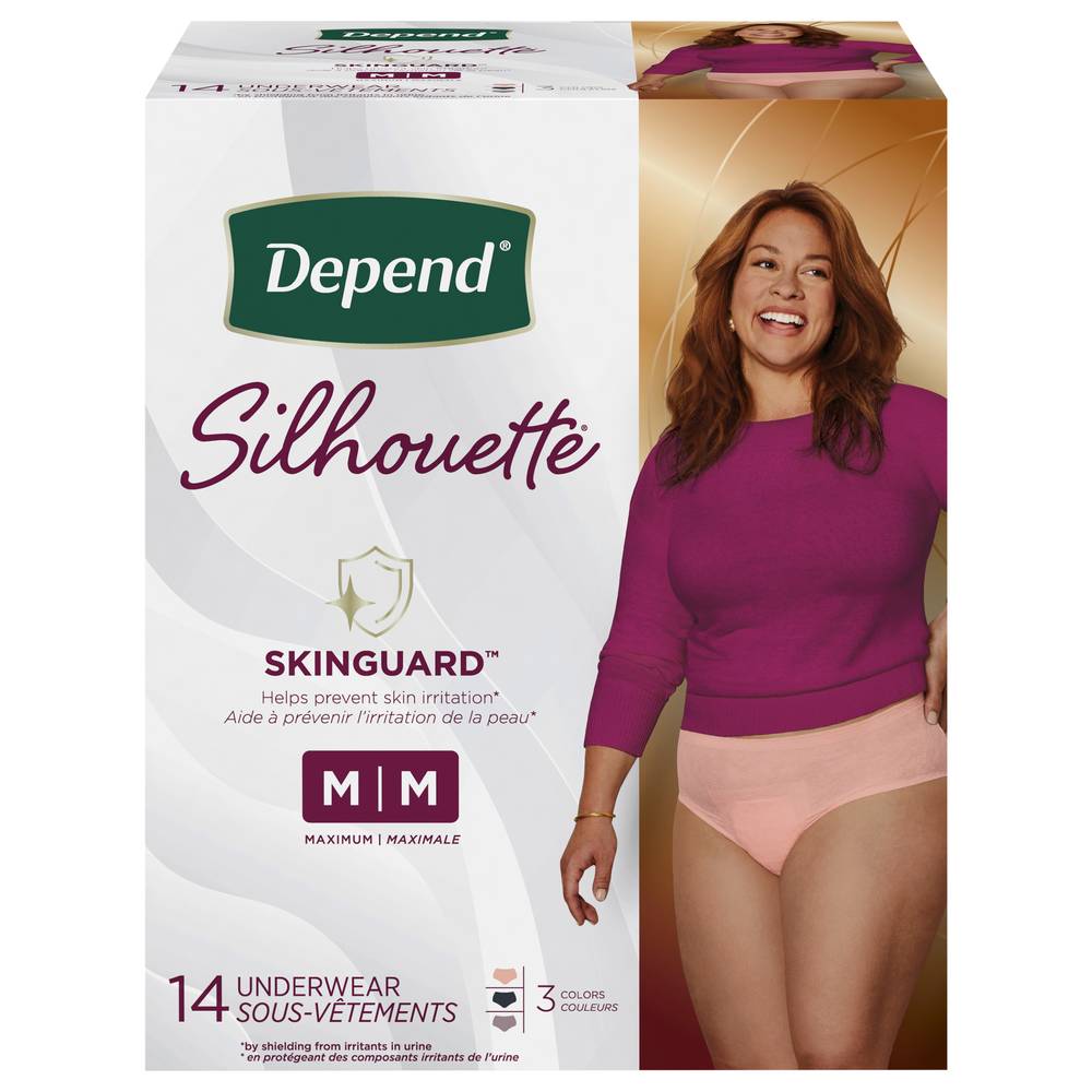 Depend Maximum Absorbency Medium Underwear (14 ct)
