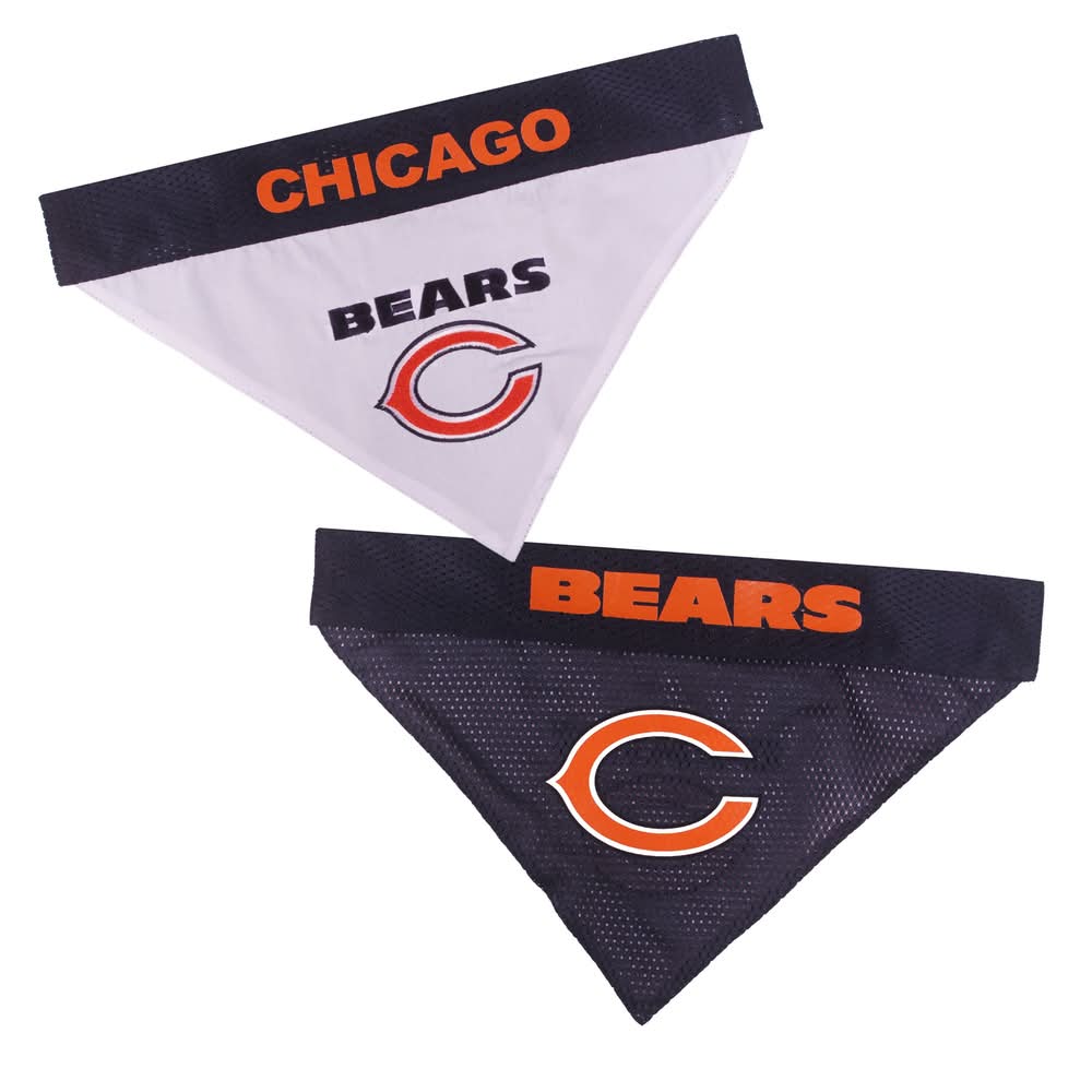 Chicago Bears NFL Reversible Pet Bandana (Size: Large/X Large)