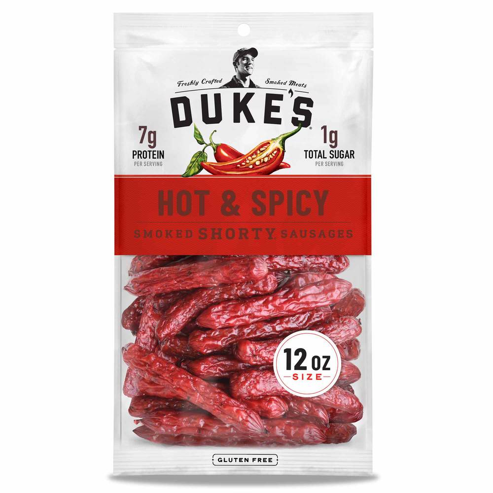 Duke's Hot & Spicy Smoked Shorty Sausages (12 oz)