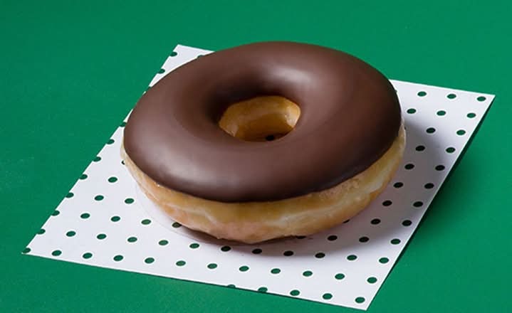 Choc Iced Doughnut