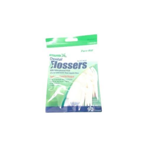 Pure-Aid Mint Flavor Dental Flossers (90 ct)