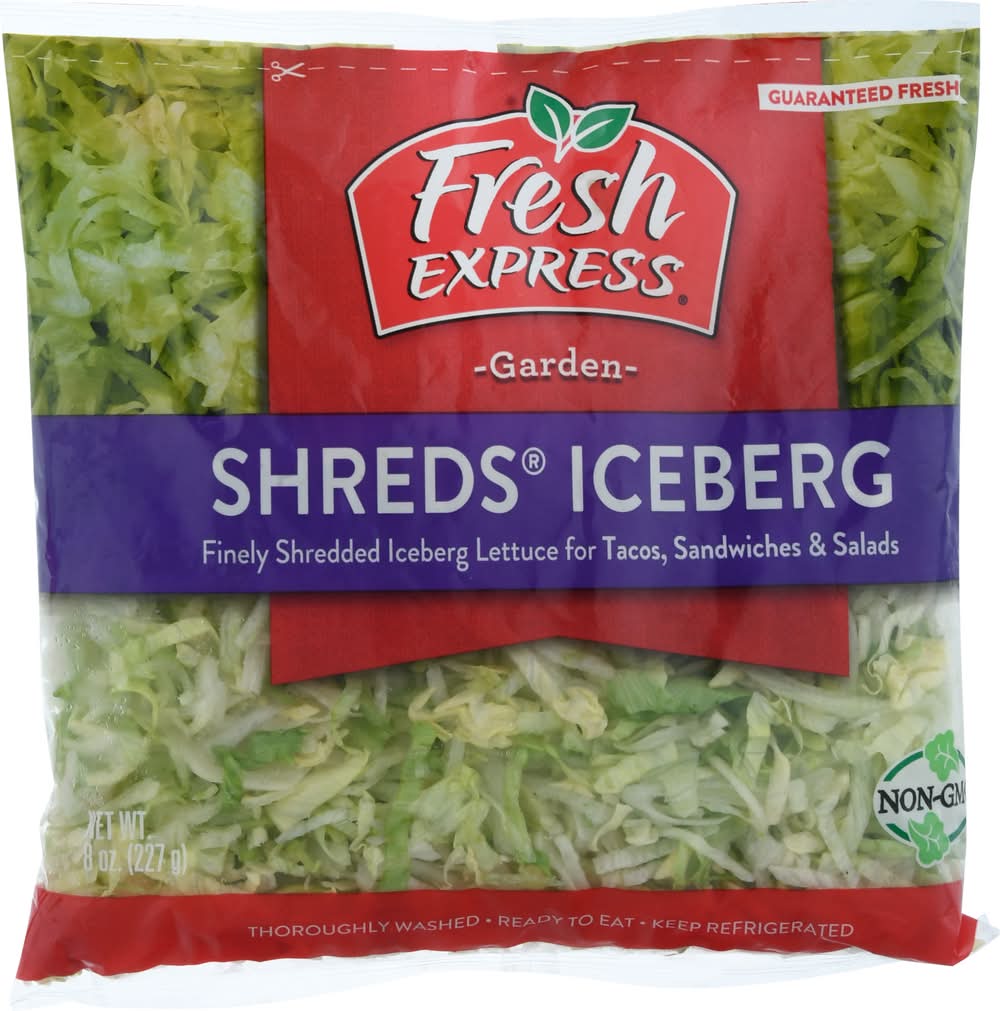 Fresh Express Garden Shreds Iceberg Salad (8 oz)