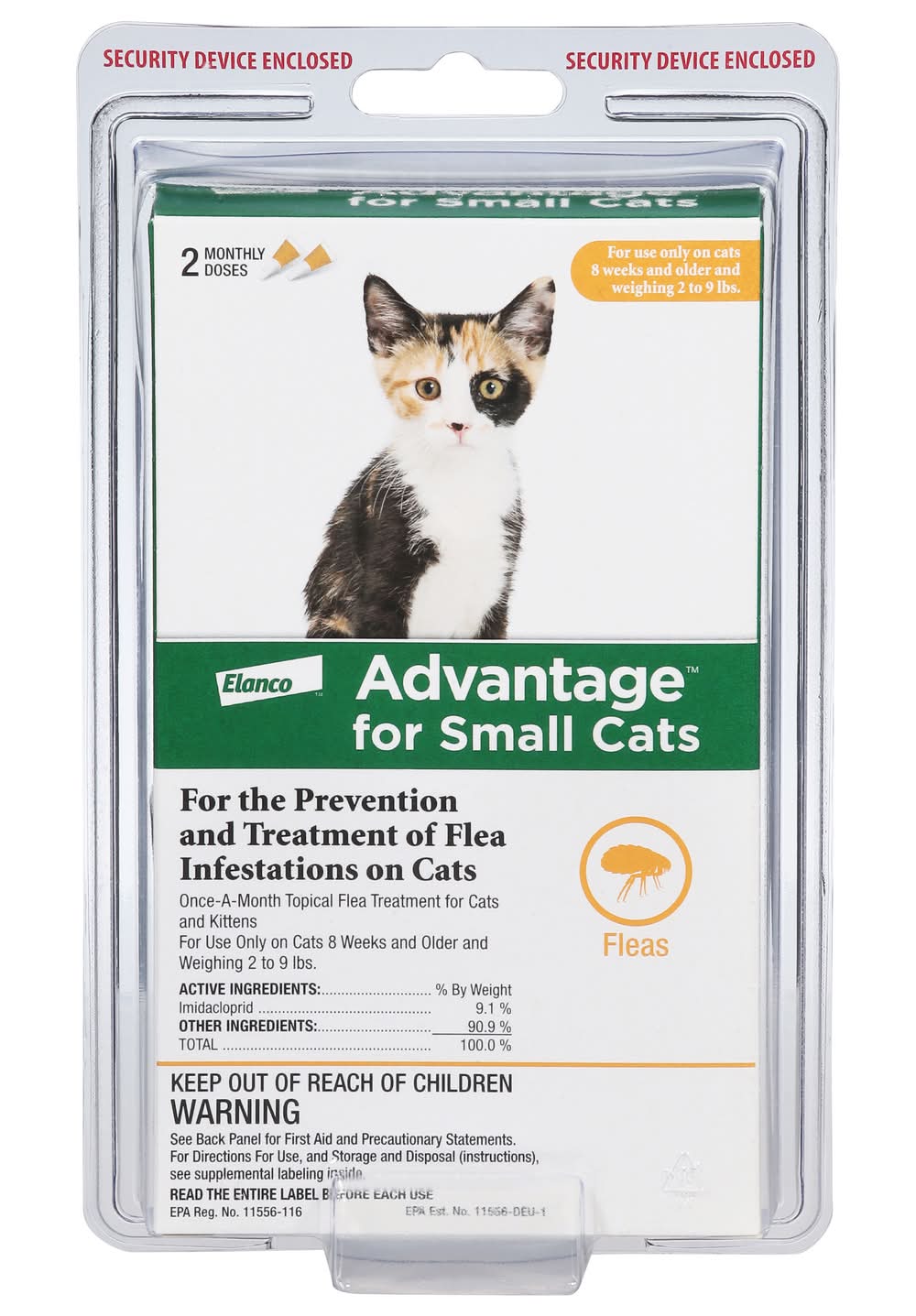 Advantage Flea and Ticks Small Cats Treatment