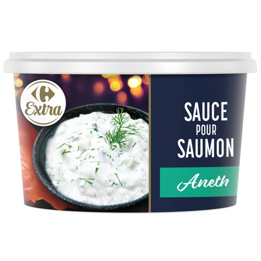 Sauce pour saumon aneth CARREFOUR EXTRA - le pot de 145g