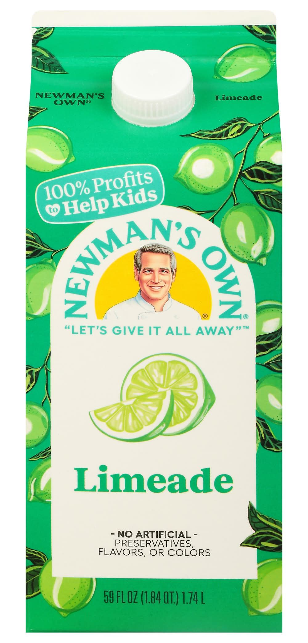 Newman's Own Old Fashioned Roadside Virgin Limeade (59 fl oz)