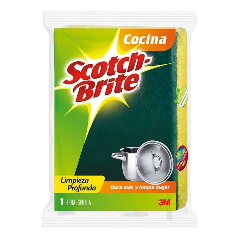 Scotch-brite fibra esponja