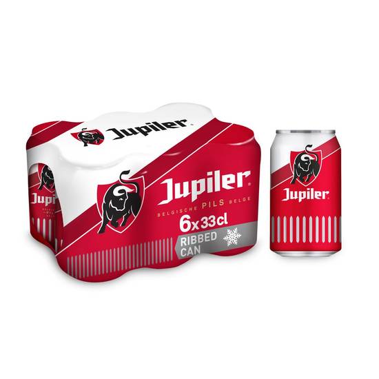 Jupiler Blond Bier Pils 5.2% Alc 6 x 33 cl