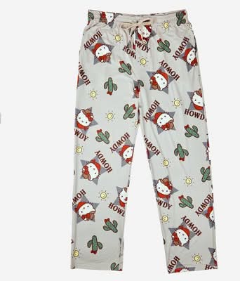Men's Sanrio Hello Kitty Howdy Knit Pajama Pants - Gray XXL