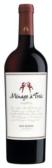 Ménage à Trois California Red Blend Wine (750 ml)