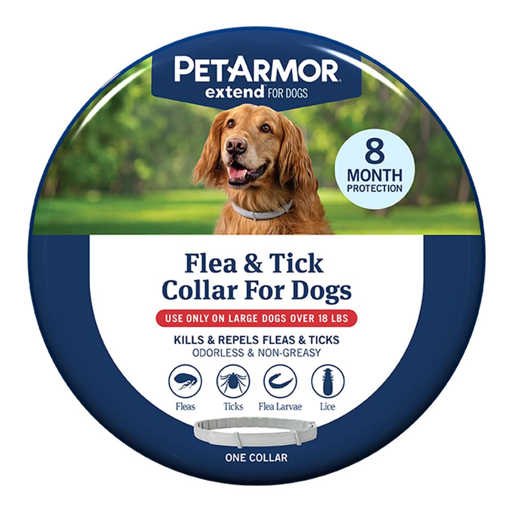 PetArmor® Extend Flea & Tick Treatment & Prevention Collar for Large Dogs, 8 Months of Protection