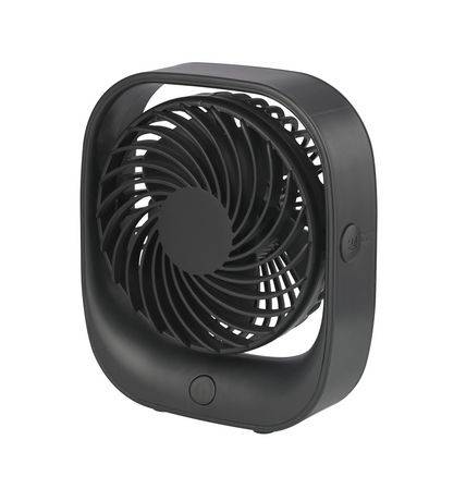 Mainstays Personal Rechargeable Usb Portable Tabletop Fan (black)