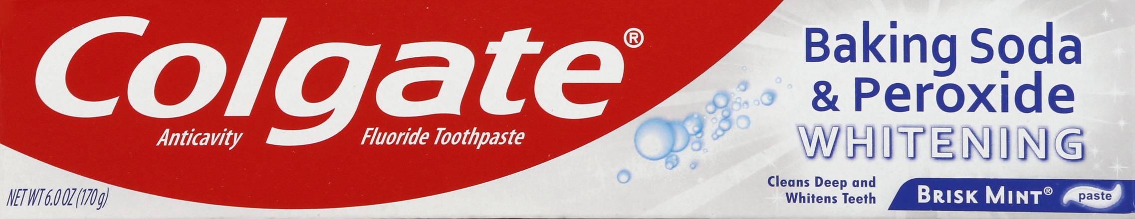 Colgate Baking Soda & Peroxide Whitening Toothpaste (6 oz)
