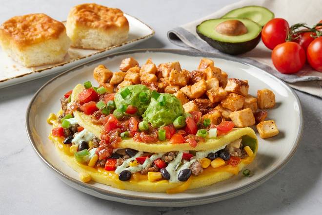 Southwest Avocado Omelet