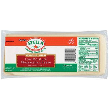 Stella - Whole Milk Mozzarella Cheese (1 Unit per Case)