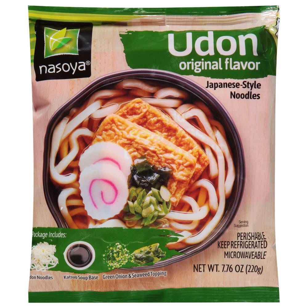 Nasoya Udon Original Flavor Japanese-Style Noodles (7.8 oz)