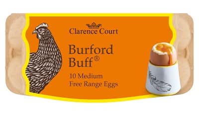 Clarence Court Burford Buff 10 Medium Eggs (10s)