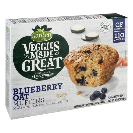 Veggies Made Great Blueberry Oat Muffins (6 ct)