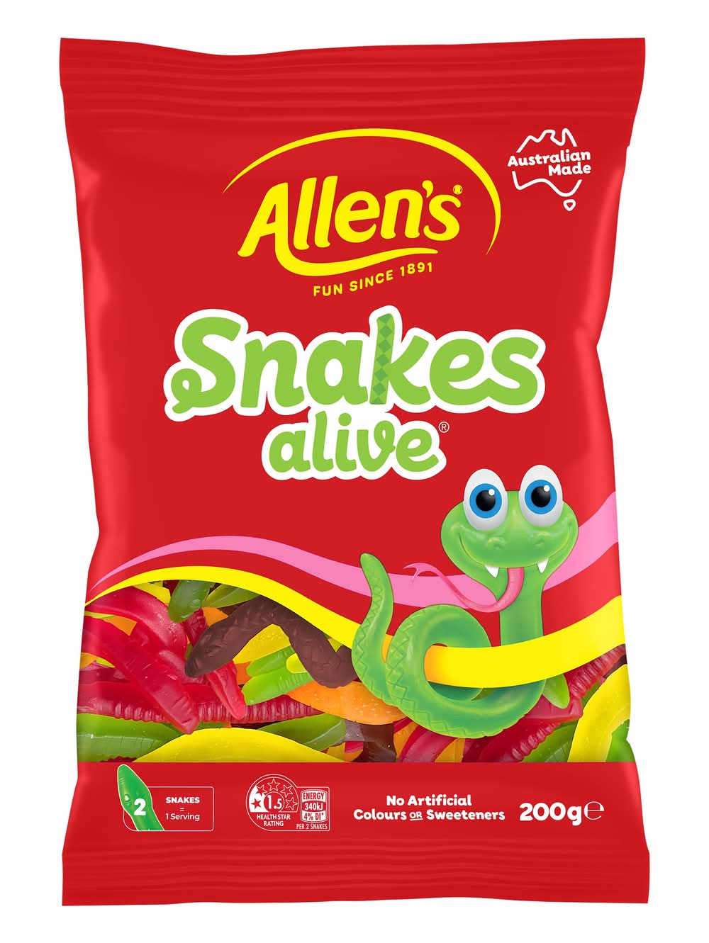 Allen's Snakes Alive 200g