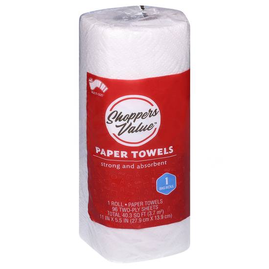 Shoppers Value Strong & Absorbent Paper Towels (1 roll)