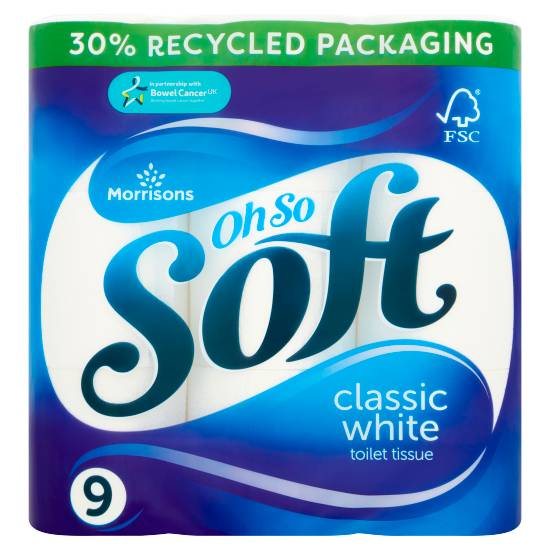 Morrisons Oh So Soft Classic White Toilet Tissue