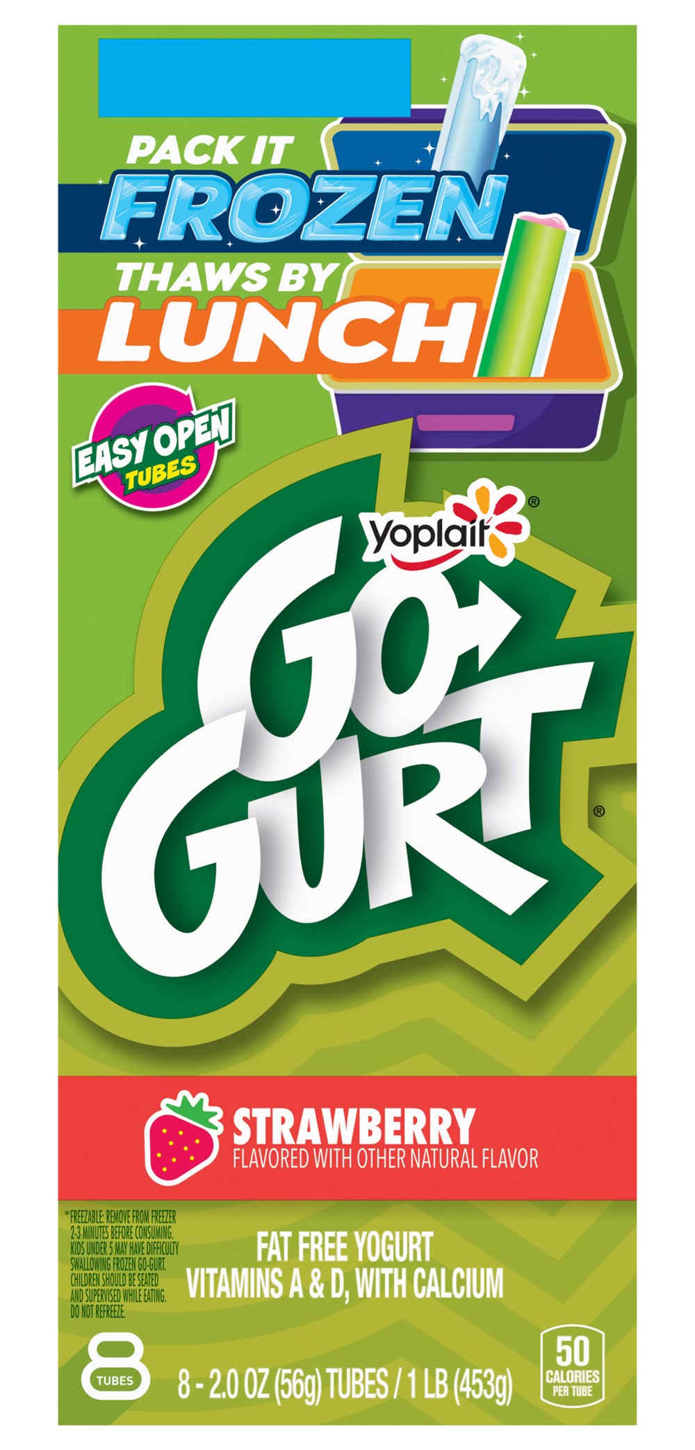 Go-Gurt Low Fat Yogurt, Strawberry (1 lbs)