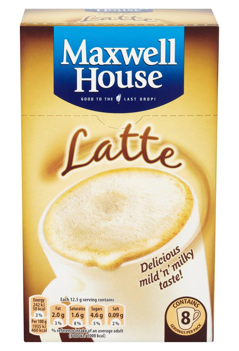 Maxwell House Latte 8 Pack