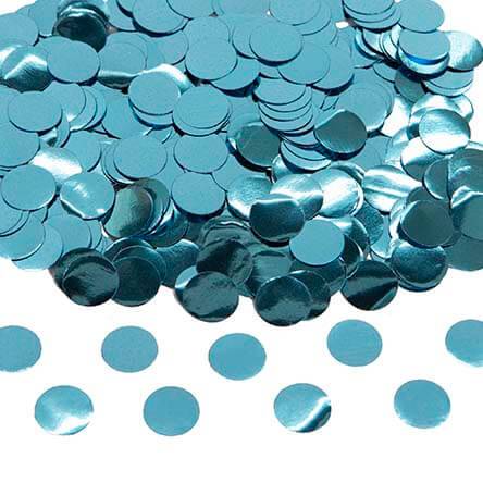 Confetti metalizado azul claro (1 pieza)