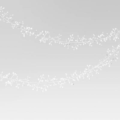 Wondershop Christmas Star Wire Garland, 22", Metallic White