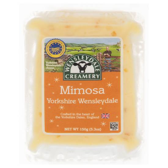 Wensleydale Creamery Yorkshire Wensleydale Mimosa Cheese