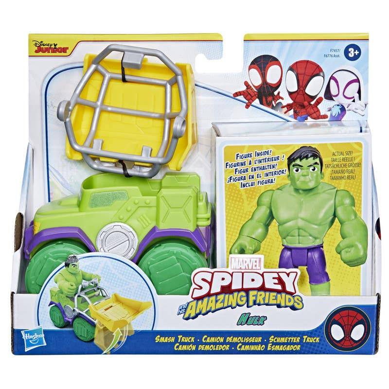 Hasbro marvel spidey y sus amigos camión demoledor hulk