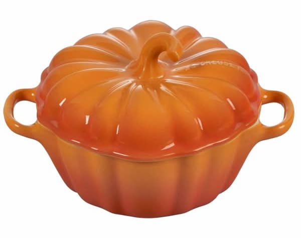 Le Creuset Petite Pumpkin Cocotte, 12 oz. Persimmon 12 oz.