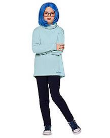 Kids Sadness Costume Kit - Inside Out 2 (Child Medium)