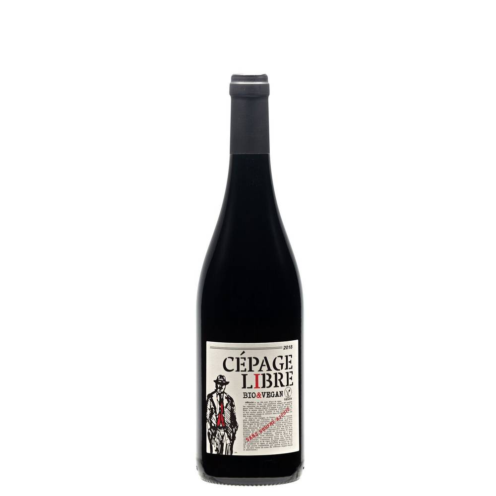 Cepage Libre - Vin rouge sud de la France (750 ml)