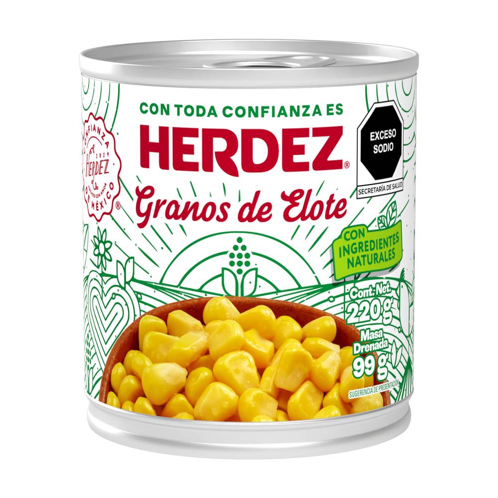 Herdez granos de elote