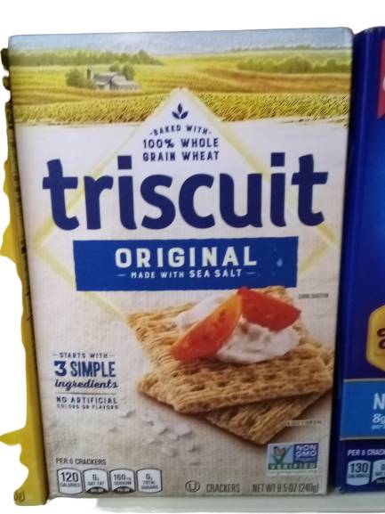 Triscuit original made with real salt