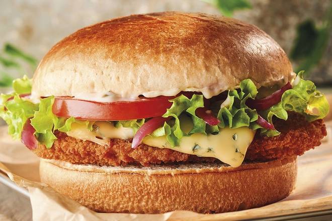 Veggie Blue Cheese Burger 🌱🍔 🧀 🇫🇷