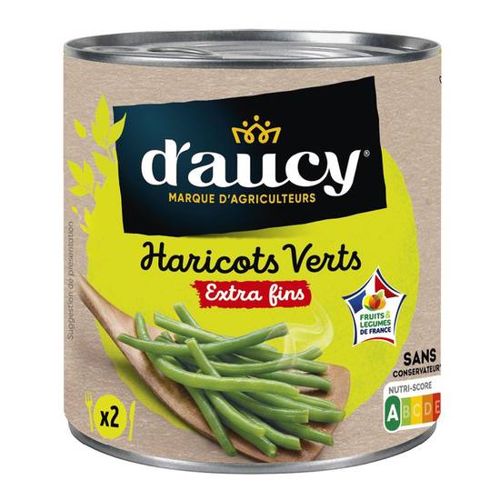 Haricots verts extra-fins Daucy 400g