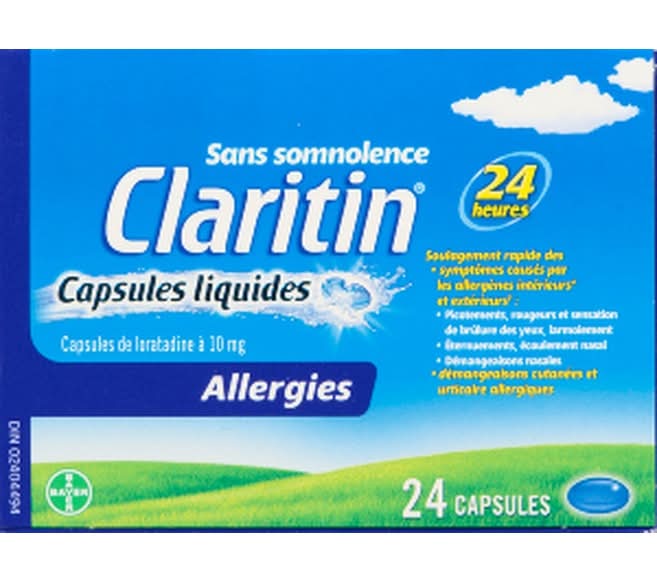 Claritin Loratadine Liquid Capsules 10 mg (60 g)