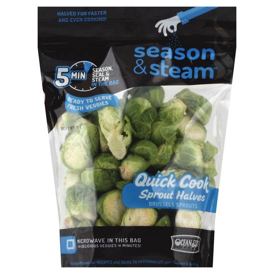 Season & Steam Quick Cook Brussels Sprouts (16 oz)