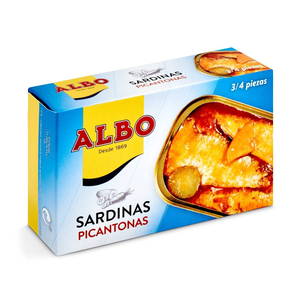 Sardinas Picantonas Albo Lata 85 G