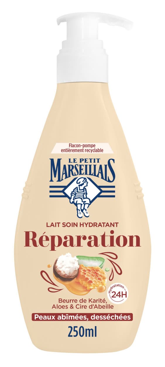 Le Petit Marseillais - Lait soin hydratant 24h réparation beurre de karité (250ml)