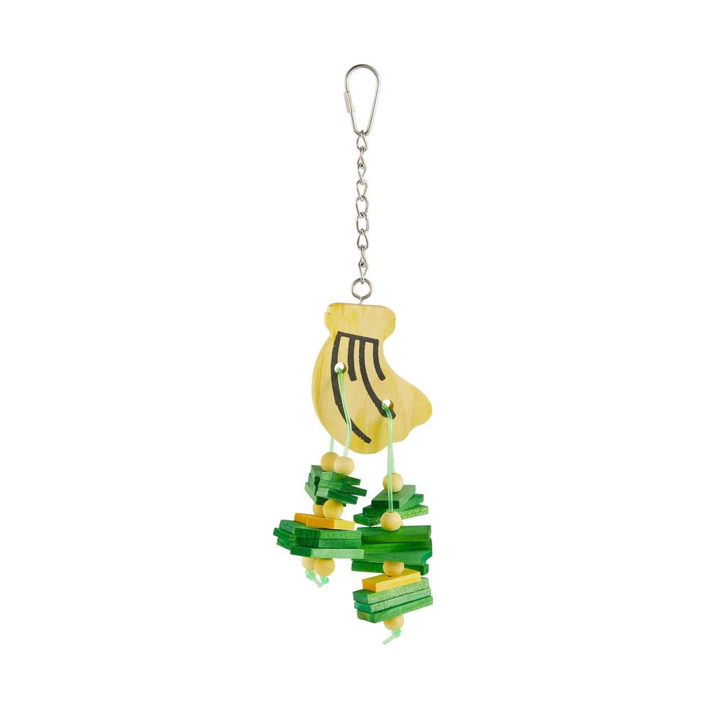 All Living Things® Banana Wood Chime Bird Toy